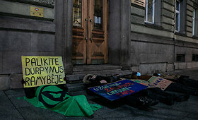 Protestas prie&scaron; netvarų ūkininkavimą numatančią nacionalinę Žemės ūkio strategiją