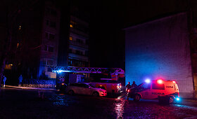 Gaisras V. Grybo gatvėje, Vilniuje