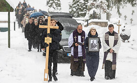 Buvusio premjero Adolfo &Scaron;leževičiaus laidotuvės