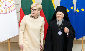 Ingrida &Scaron;imonytė susitiko su Visuotiniu patriarchu Baltramiejumi