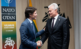 Gitanas Nausėda susitiko su Kanados Premjeru Justinu Trudeau