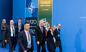 NATO vir&scaron;ūnių susitikimo akimirkos užfiksuotos BNS fotografų komandos