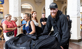 Ignas Brazdeikis atskrido į Vilnių