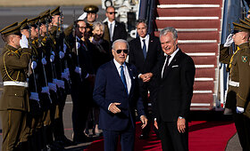JAV prezidentas Joe Bidenas atvyko į Vilnių