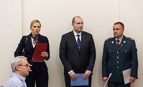 Spaudos konferencija prezidento po susitikimo su vidaus reikalų ministre, &scaron;vietimo, mokslo ir sporto ministru bei generaliniu policijos komisaru