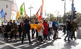 Profesinių sąjungų protestas