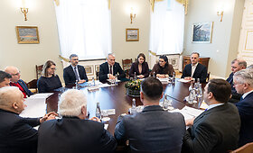 Gitanas Nausėda susitiko su ūkininkų organizacijų atstovais