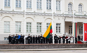Trijų Baltijos valstybių vėliavų pakėlimo ceremonija, 2024-02-16
