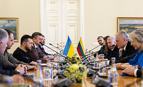 Ukrainos ir Lietuvos Prezidentų delegacijų susitikimas