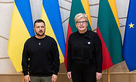Ingrida &Scaron;imonytė susitiko su Ukrainos Prezidentu Volodymyru Zelenskiu