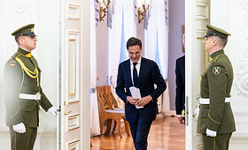 Gitano Nausėdos ir Nyderlandų premjero Marko Rutte spaudos konferencija