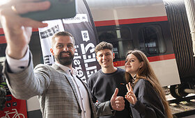 Startuolių traukinys i&scaron;vyko į Rygą