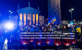 Ukrainos palaikymo eisena, Vasario 24d.