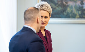 Prezidentas susitiko su Specialiųjų tyrimų tarnybos direktoriumi Linu Pernavu ir generaline prokurore Nida Grunskiene