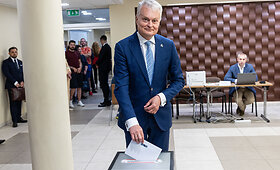 Gitanas Nausėda balsavo i&scaron; anksto antrame prezidento rinkimų ture