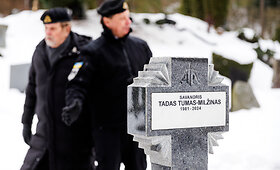 Paminklo Tadui Tumui pa&scaron;ventinimo ceremonija