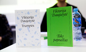 Viktorijos Daujotytės knygų &bdquo;Toks paprastas&ldquo; ir &bdquo;Trumpės&ldquo;pristatymas