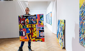 Dailininkas Martynas Pekarskas Arkos galerijoje