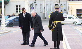 Prie Kra&scaron;to apsaugos ministerijos vyko kra&scaron;to apsaugos ministrų pasikeitimo ceremonija