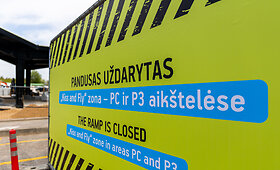 Vilniaus oro uoste  uždarytas pandusas
