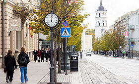 Vilniaus centras įstaigų evakuacijos metu