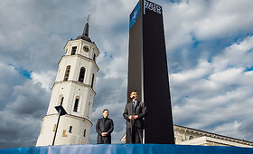 Instaliacijos #MesNato20 atidarymas Katedros aik&scaron;tėje