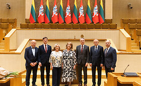 Europos Parlamento narių pažymėjimų įteikimo ceremonija