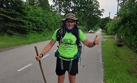Rolando Kiugždos kelionė pėsčiomis per Lietuvą