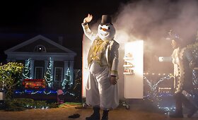 Pakruojo dvaro žiemos festivalio &bdquo;Besmegenių vestuves&ldquo; atidarymas
