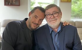 Kostas Smoriginas su &scaron;eima