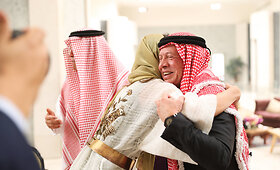 Jordanijos kronprinco Husseino ir Rajwos Al Saif sužadėtuvės