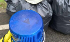 &Scaron;iuk&scaron;lių rinkimo akcija Raigardo pasienio kontrolės punkto prieigose
