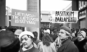 Fotografo Viliaus Jasinevičiaus ciklas &bdquo;1991 m. sausio įvykiai&ldquo;