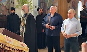 Aliaksandras Luka&scaron;enka ir Vladimiras Putinas