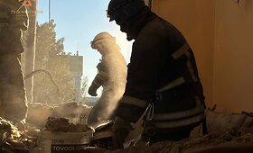 Rusų raketų ataka Zaporižioje