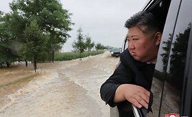 Didžiuliai potvyniai &Scaron;iaurės Korėjoje: Kim Jong Unas paskelbė nepaprastąją padėtį