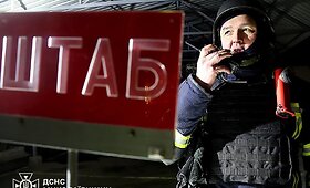 Naktinė Rusijos dronų ataka Mykolajive: be &scaron;ildymo liko 100 000 žmonių