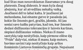Faustos Marijos Le&scaron;čiauskaitės pamąstymai