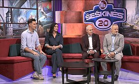 Ieva Prudnikovaitė TV laidos filmavime