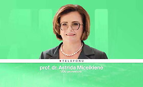 15min pokalbis su VDU prorektore Astrida Miceikiene
