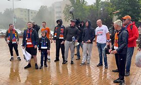 Futbolo klubo &bdquo;Banga&ldquo; protestas