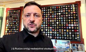 Zelenskis: Rusijos balistinės raketos &ndash; didžiausias i&scaron;&scaron;ūkis