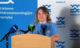 Sinoptikė apie &scaron;e&scaron;tadienio orus: &bdquo;Situacija bus gana pavojinga ar net labai pavojinga&ldquo;