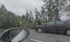 Audros padariniai Anyk&scaron;čių rajone