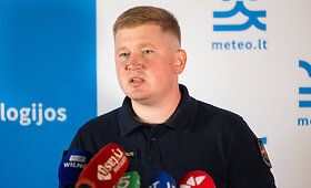 Sinoptikai labai smarkią audrą prognozuoja Vilniaus, Utenos, Panevėžio apskrityse