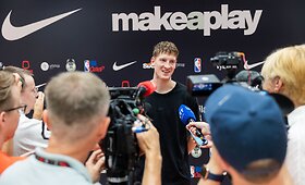 Kasparas Jakučionis jaunųjų krep&scaron;inio talentų stovykloje
