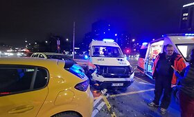 Vilniaus mieste į avariją pateko greitosios pagalbos automobilis