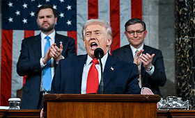 Rekordinė Trumpo metinė kalba JAV Kongrese