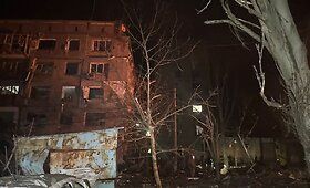 Rusijos pajėgos ap&scaron;audė Selydovės miestelį Donecko srityje
