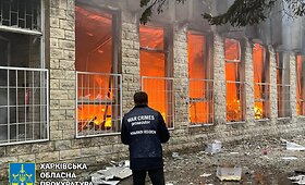 Rusijos pajėgos smogė Charkivo miestui: yra žuvusių ir sužeistųjų